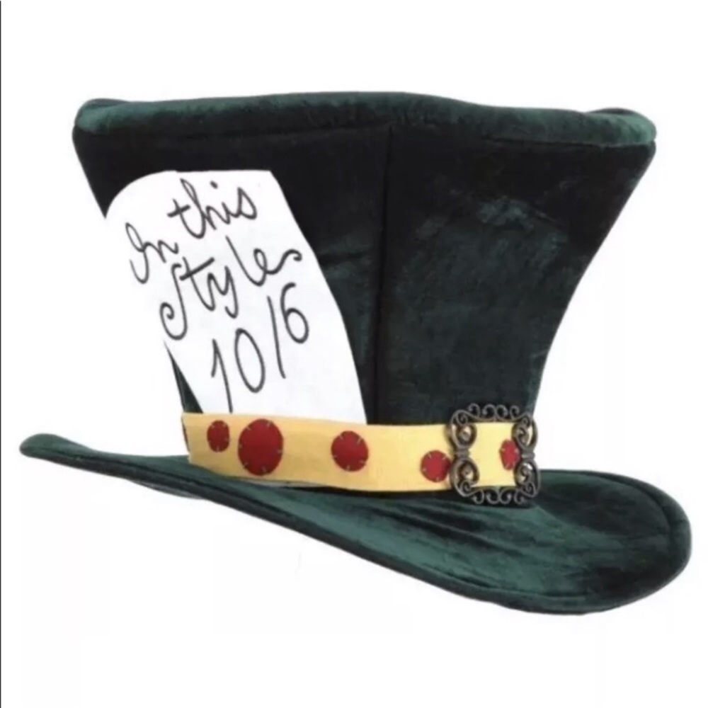 Alice in Wonderland Mad Hatter Top Hat Costume